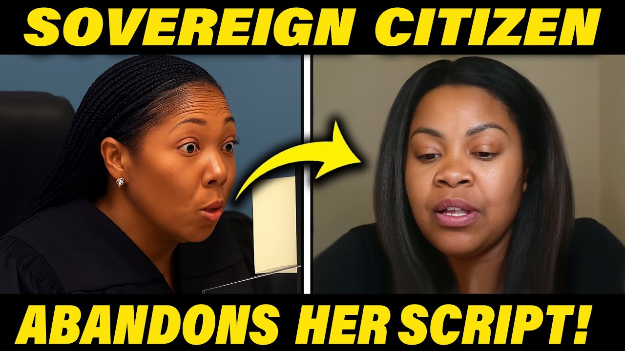 Sovereign Citizen EXPOSED ABANDONS Script Mid-Trial – Free Lawyer Saves Her in Court!