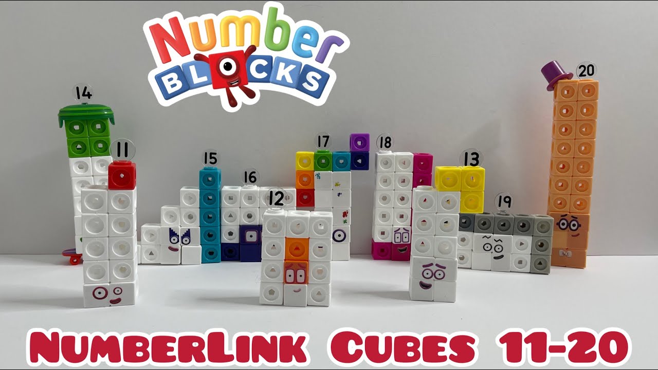 Unboxing Building Numberblocks , MathLink cubes 11-20 👍👏😊