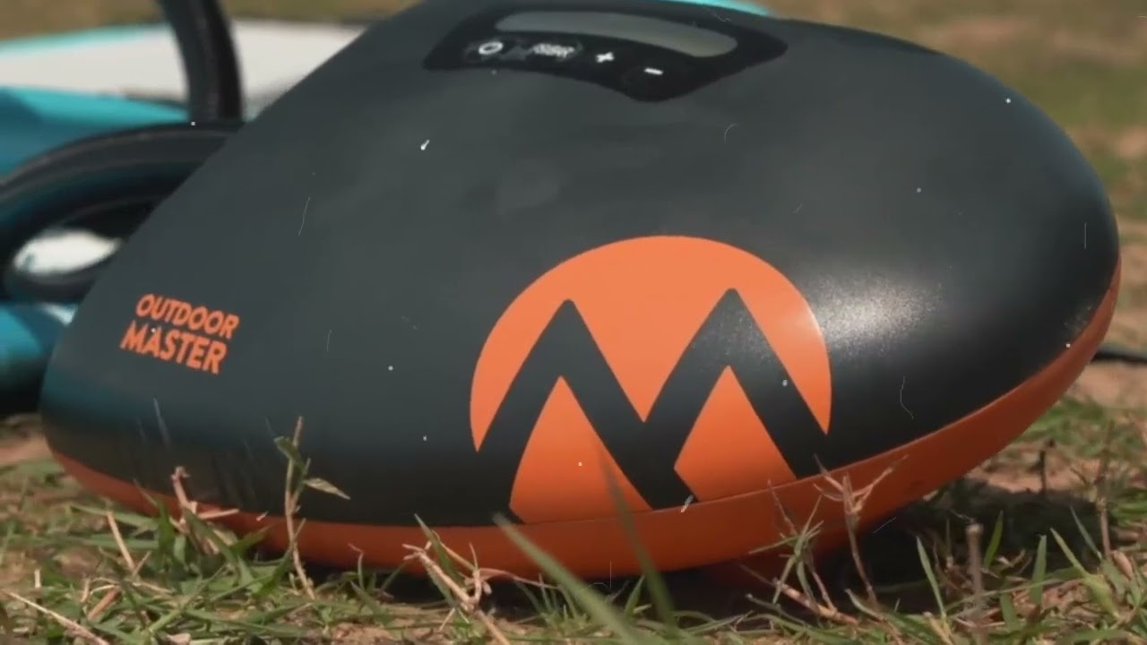 OutdoorMaster 20PSI High Pressure SUP Air Pump The Shark - Intelligent Dual Stage Inflation