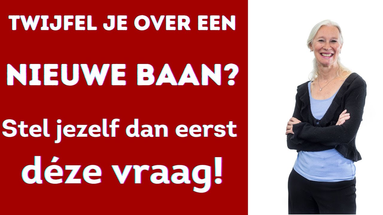 De eerste vraag die jezelf moet stellen als je een nieuwe baan overweegt!