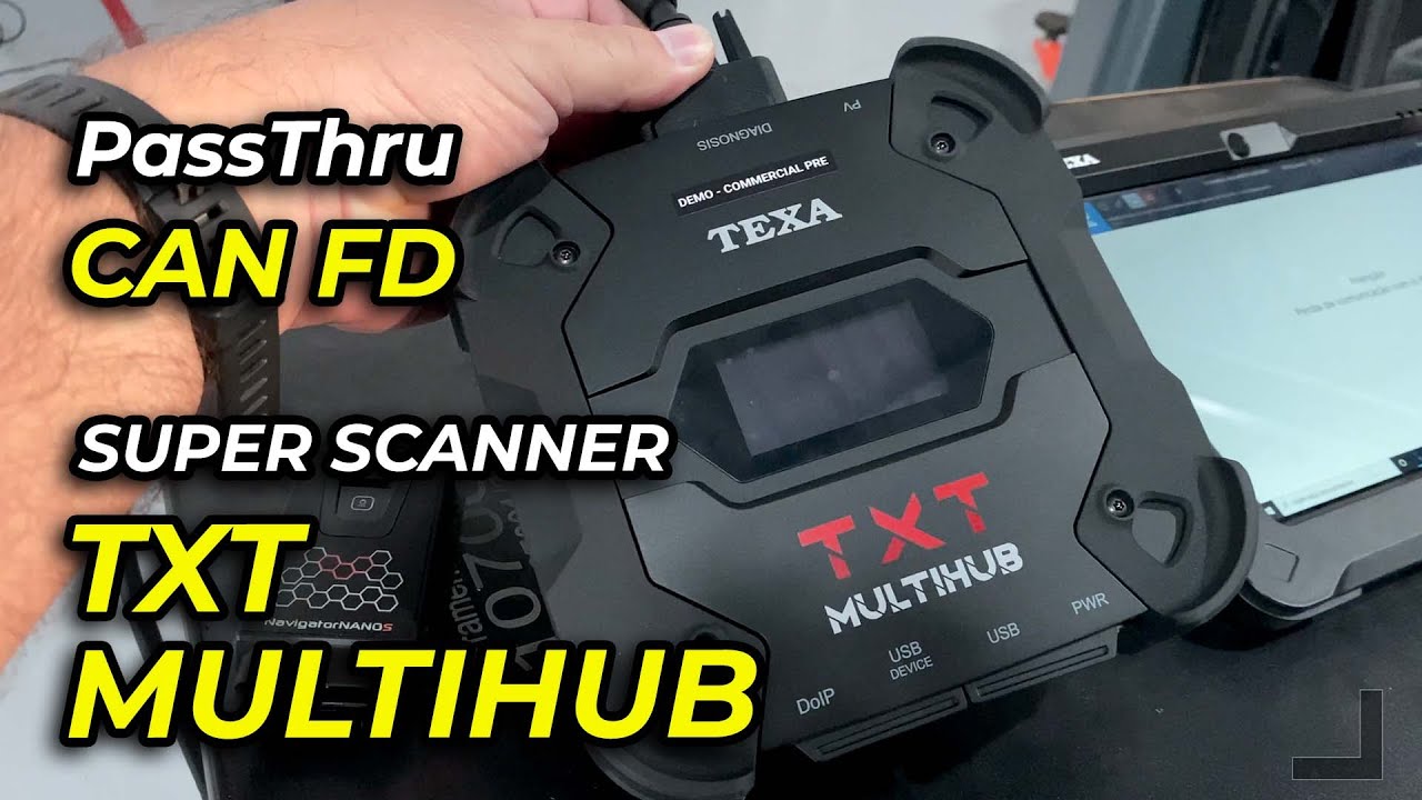 Super Scanner TEXA TXT MULTIHUB  - PRIMEIRAS IMPRESSÕES