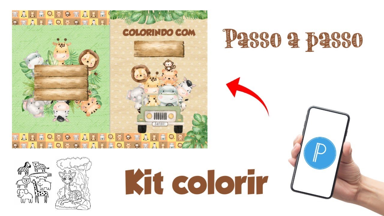 Como fazer livro de colorir | PIXEL LAB