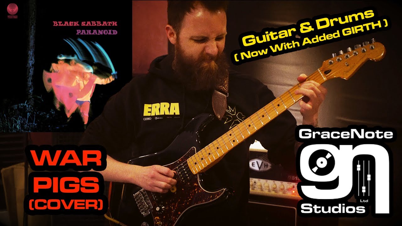 Black Sabbath - War Pigs Guitar and Drum Cover (With Added Girth)