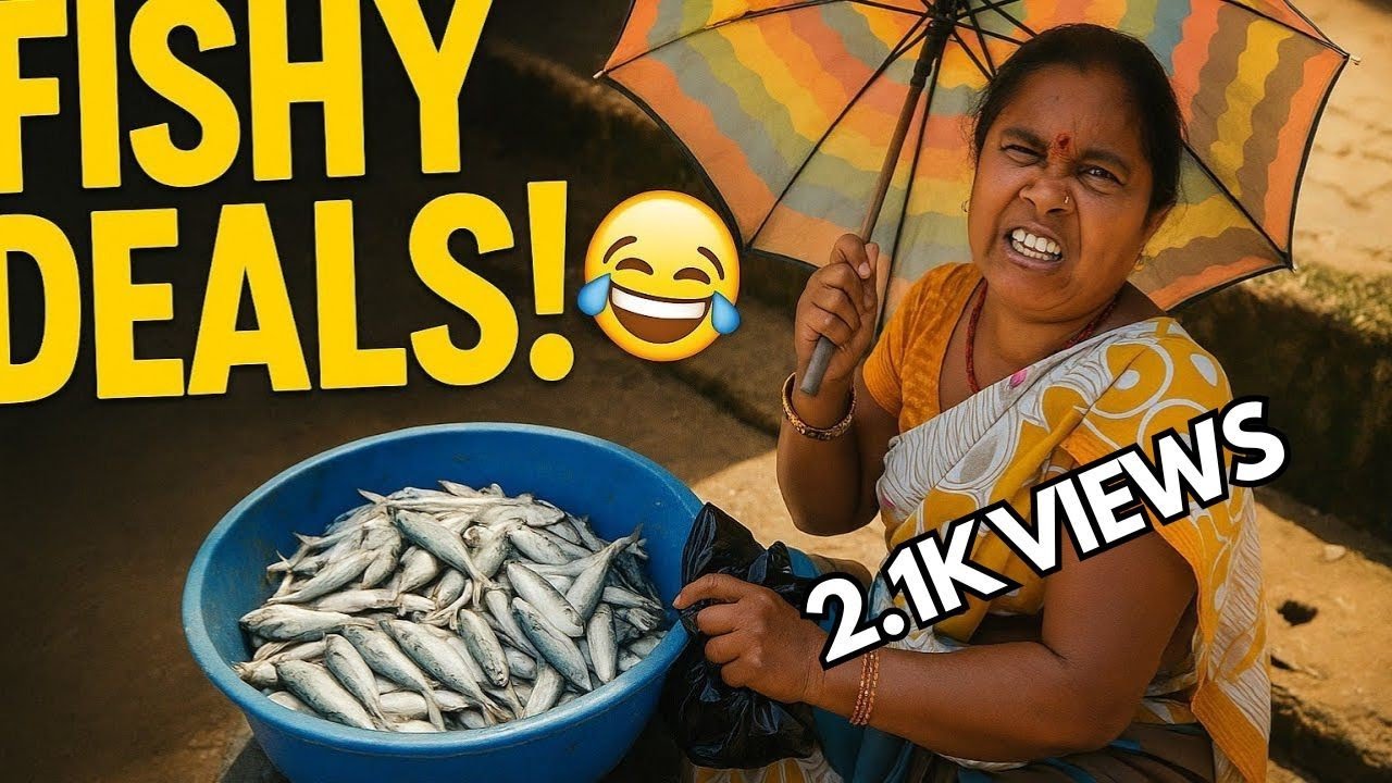 Konkani Fish Market Bargain Battle! 💸💥 | Desi vs Seller: Who Won? 🐠 #fish #konkanivlog