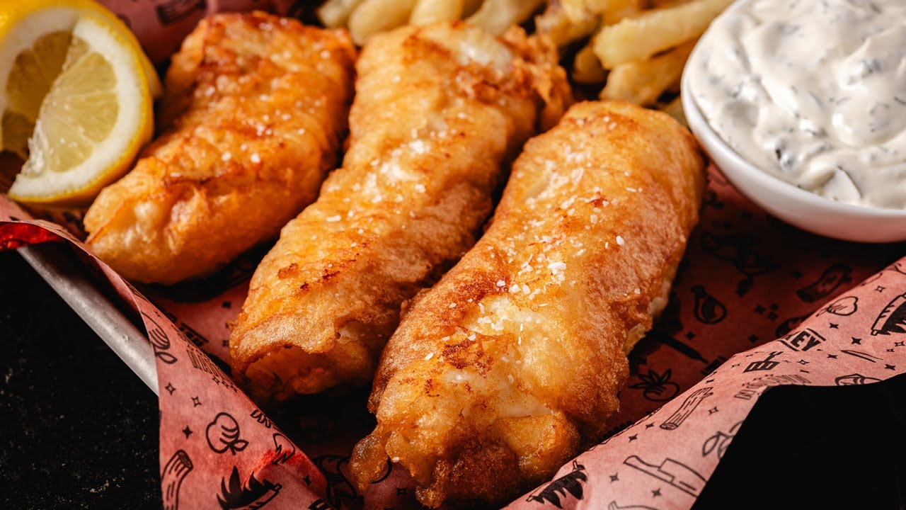 Fish and Chips Beer Battered to Perfection