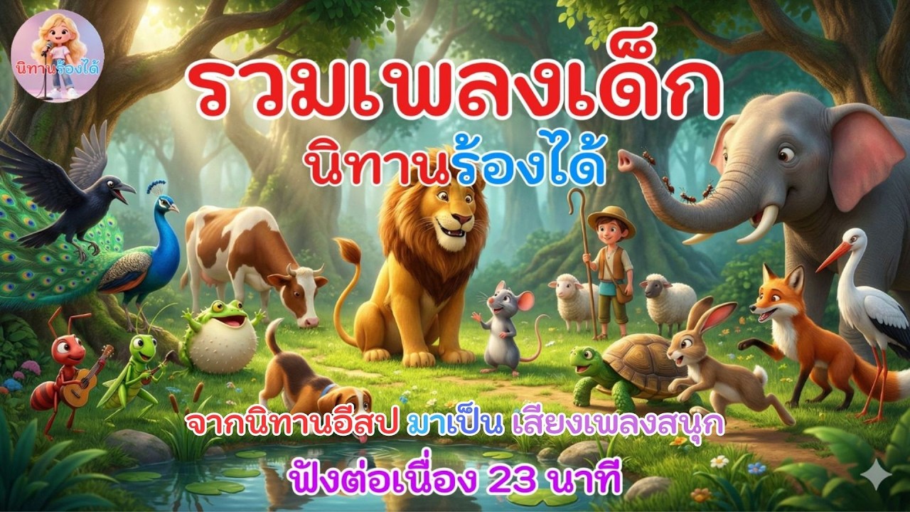 รวมเพลงเด็ก ฟังต่อเนื่อง | เพลงเด็กเพลงสนุกเพลงนิทานอีสปนิทานเพลง#kids #kidssongs#นิทานเด็ก#เพลงเด็ก