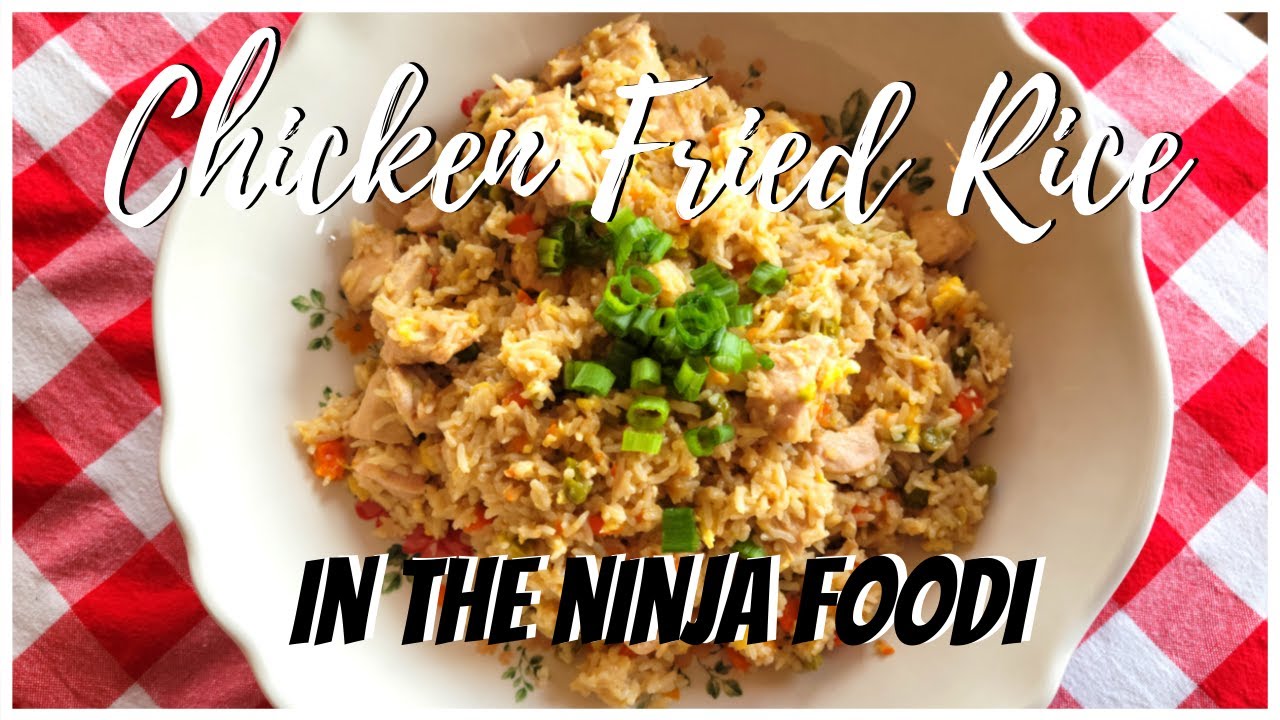 Chicken Fried Rice in the NINJA FOODI || How to make Chicken Fried Rice in the Pressure Cooker