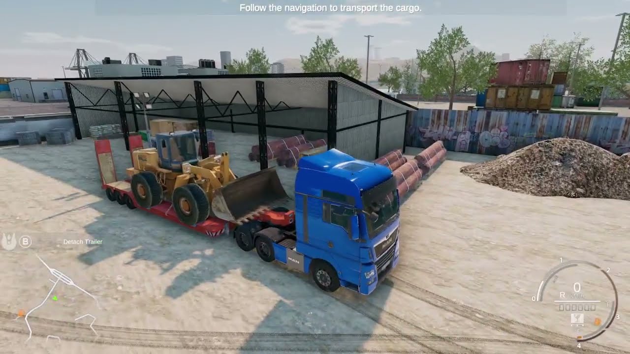 Trucks and logistics simulator