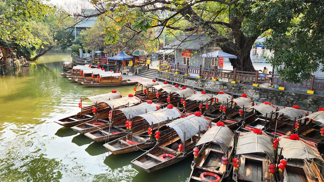 Walking Tour of ShunDe FengJian Water Town, GuangDong, China