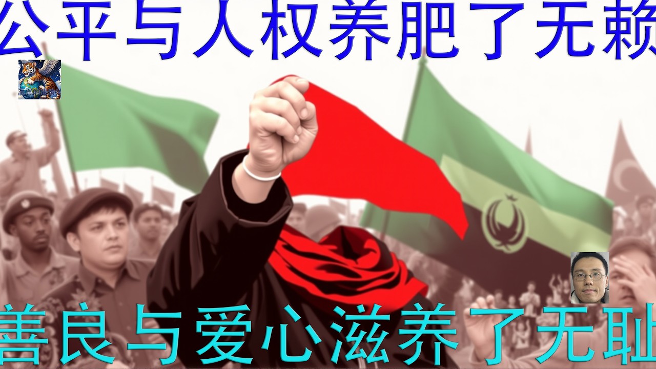 为何伊朗跳蚤流氓政权的存续必须要感谢我们传唱80多年的傻叉普世价值，对于弱势群体毫无底线的忍让和迁就是如何让土匪理论称霸世界的？从德国反歧视调查、中国民族团结新法的评判上，为何我们确信主流在渴望衰退？