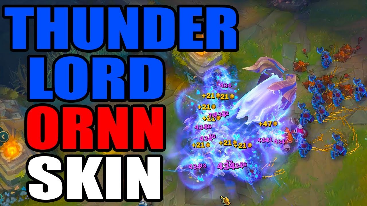 1000+ AP THUNDER LORD ORNN DELETING 100+ MINIONS | Thunder Lord Ornn Skin Spotlight