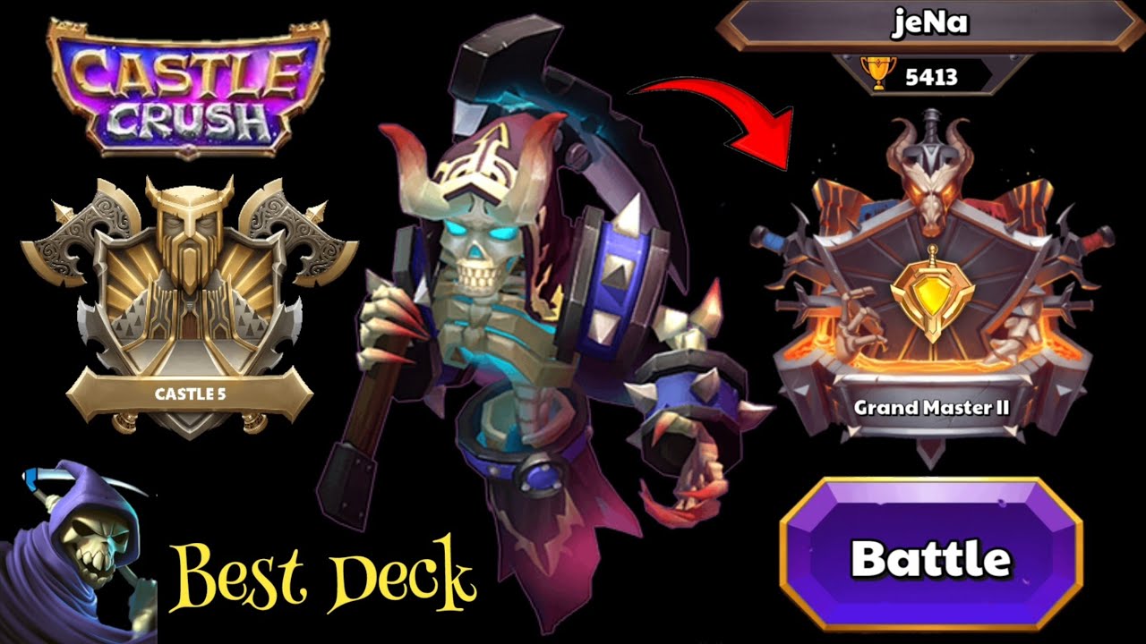 Best Trophy Pushing Deck For All Castles! Castle Crush