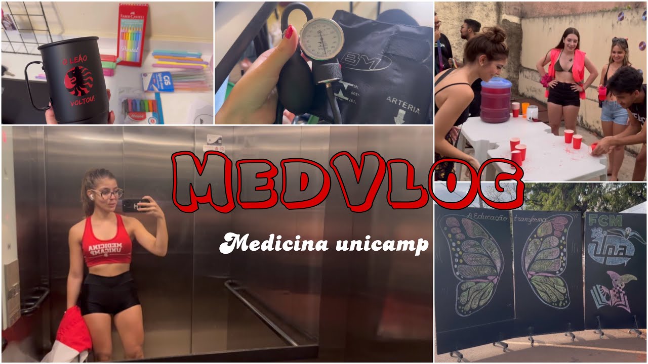 Rotina de uma estudante na Med Unicamp | rotina, UPA, festa, aprendendo sinais vitais | MedVlog 12