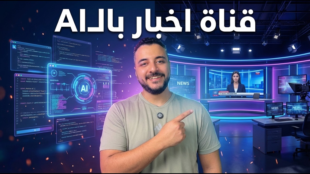 قناة اخبارية بالذكاء الاصطناعي: ابتكر محتواك مع أدوات مجانية