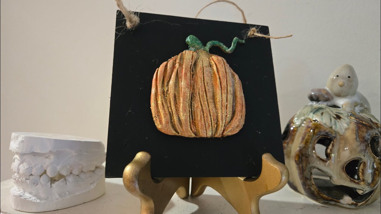 Pumpkin Paperclay Art