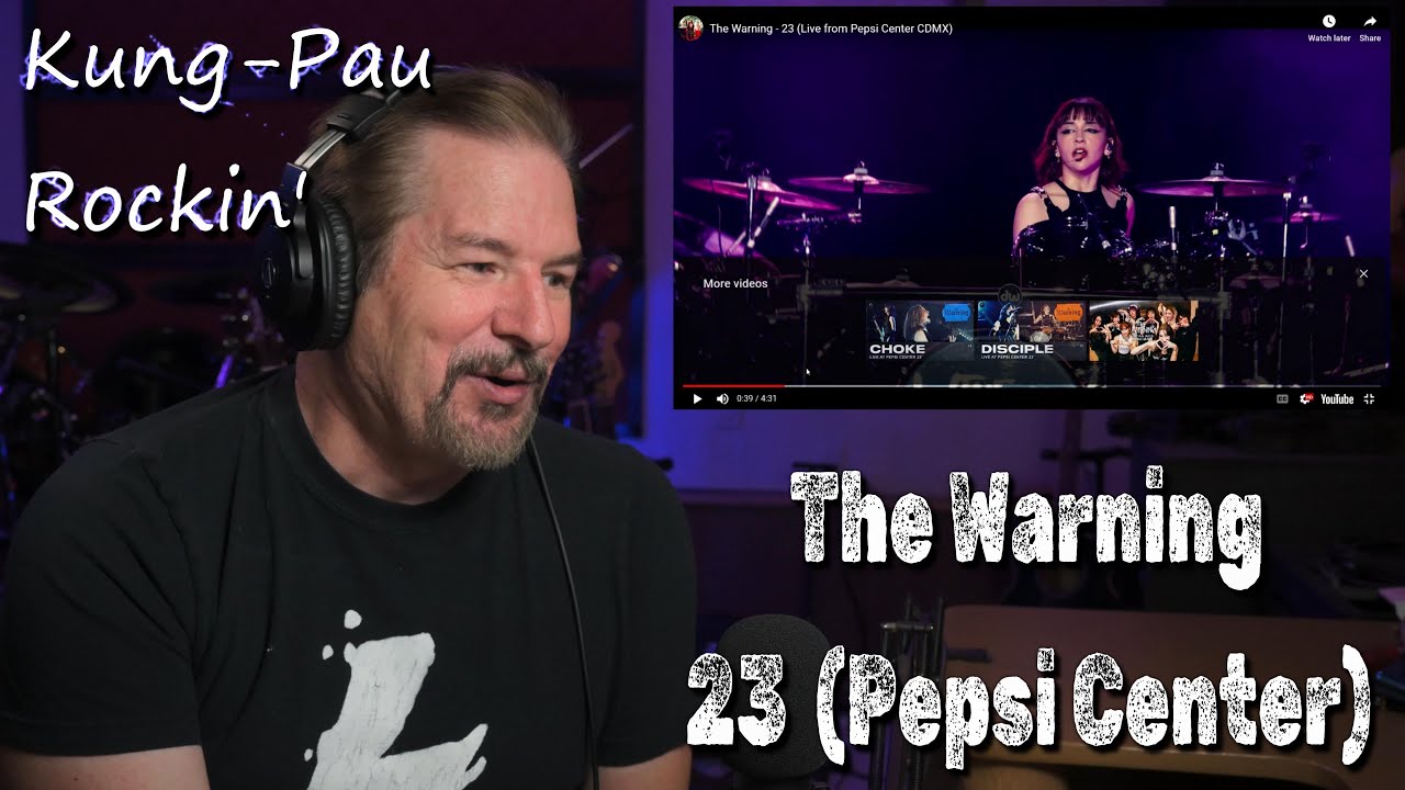Renaissance Man Reaction to The Warning - 23 (Live from Pepsi Center CDMX) Kung Pau Rockin'!