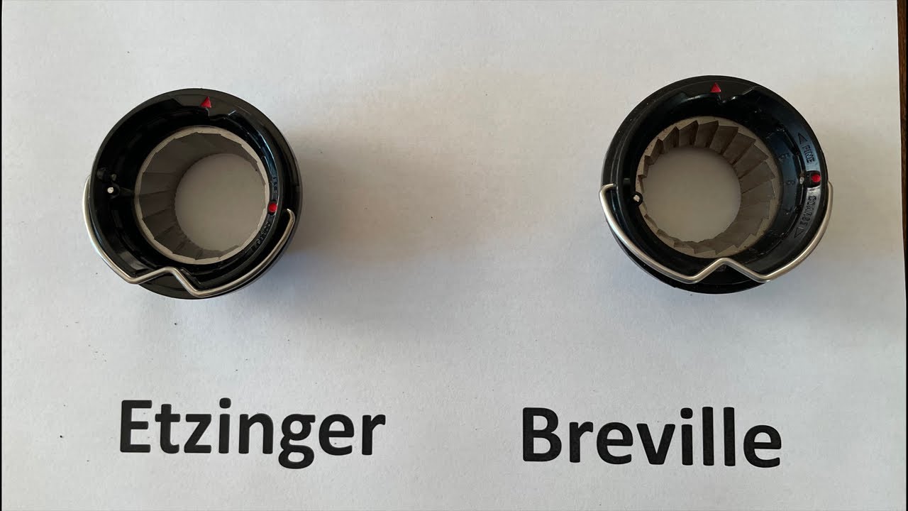 Breville Upper Etzinger Burr против Breville Burr | Breville Barista Pro and Express