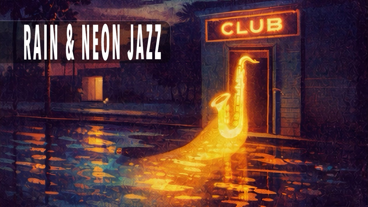 Rain & Neon Jazz • Late-Night City Instrumentals (15 Minutes)