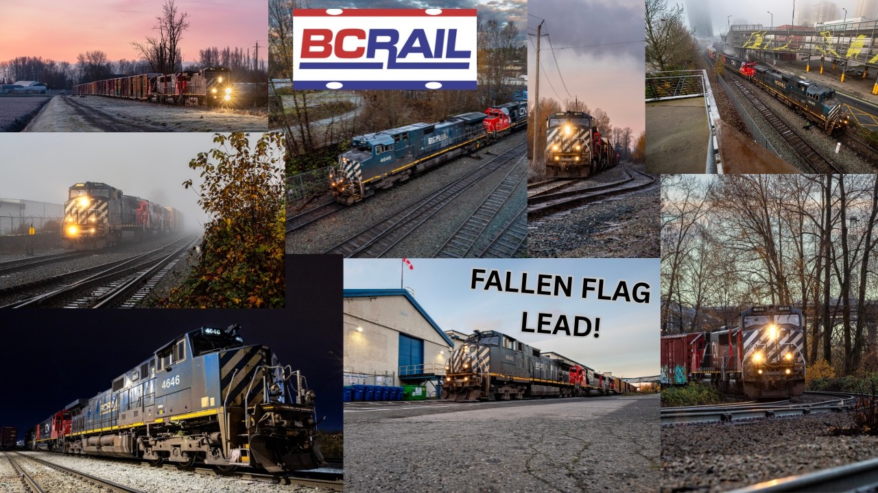 BCOL 4646 Leads The CN Ewen Job Loop