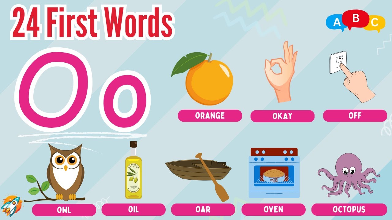 English Words Starting With The Letter O | Learning English | ABC | Vocabulary