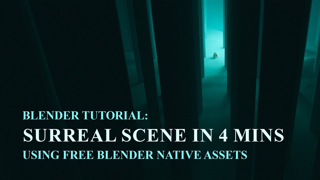 Create a Surreal Scene in Blender under 4 Minutes | Blender 2.93 Tutorial