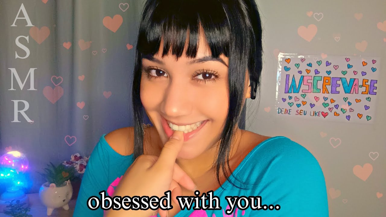ASMR- Garota obcecada secretamente por você te faz carinho e te arrepia a aula inteira 💤