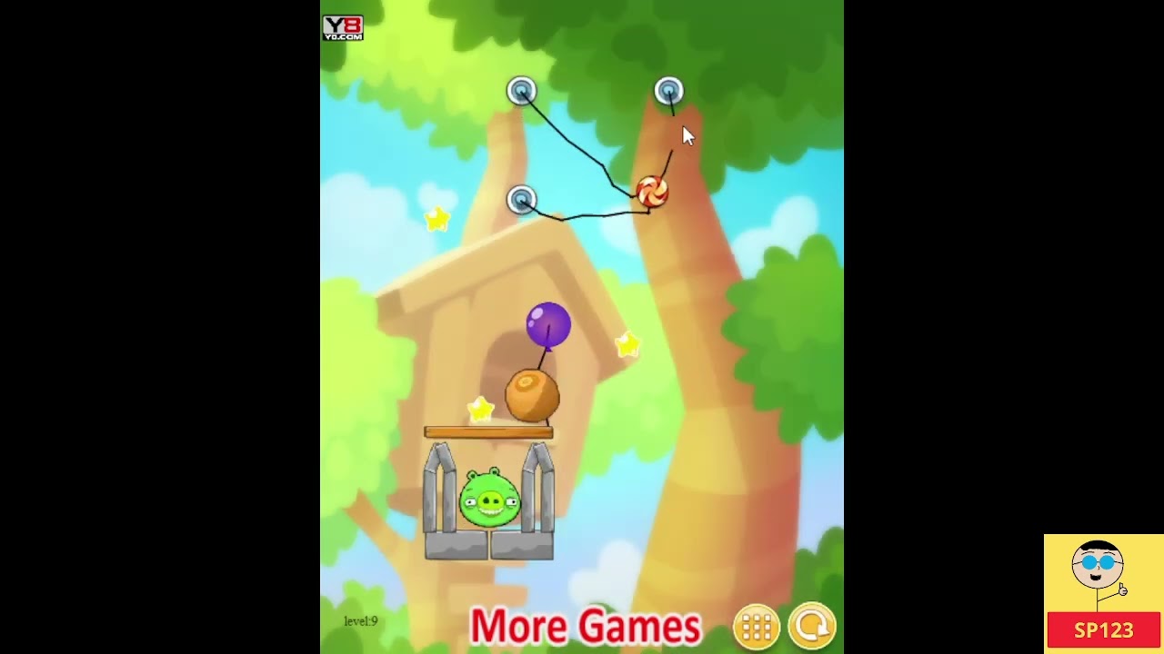 Cut The Rope 2 ma con i maialini di Angry Birds (Flash Game)