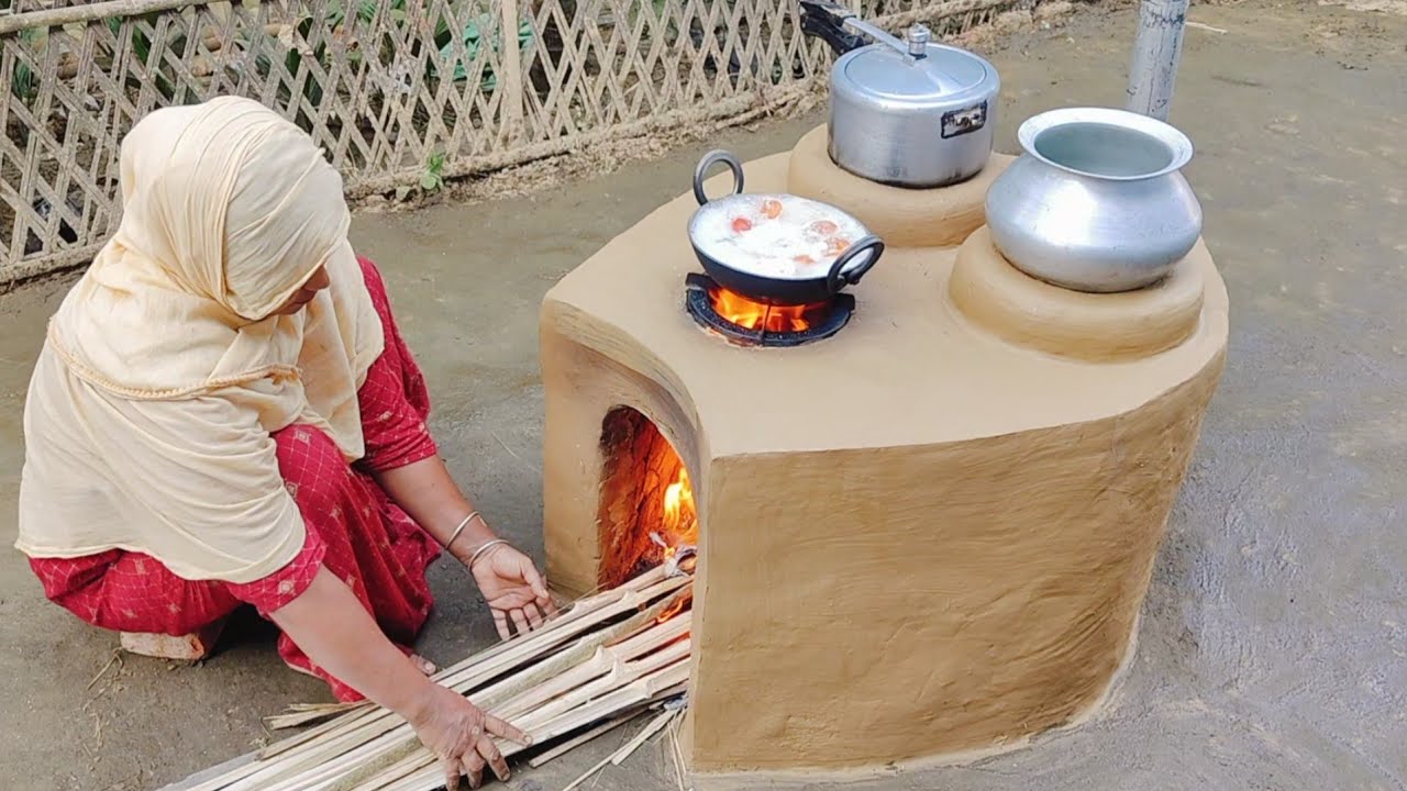 How to make Multiple 3 in 1 Clay Stove । Primitive Technology of Chulha। Smokeless Desi Chulha#Viral