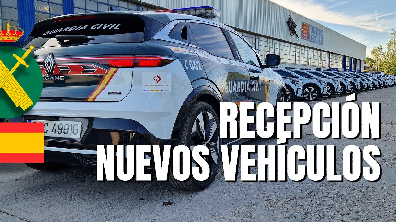 La Guardia Civil recibe 187 nuevos vehículos de marca Renault y BMW