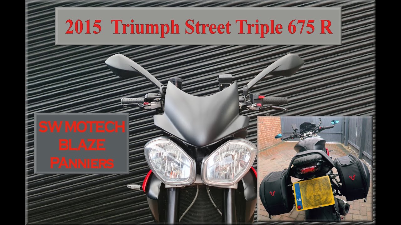 Triumph Street Triple - S W Motech Blaze Panniers and the PROBLEMS!