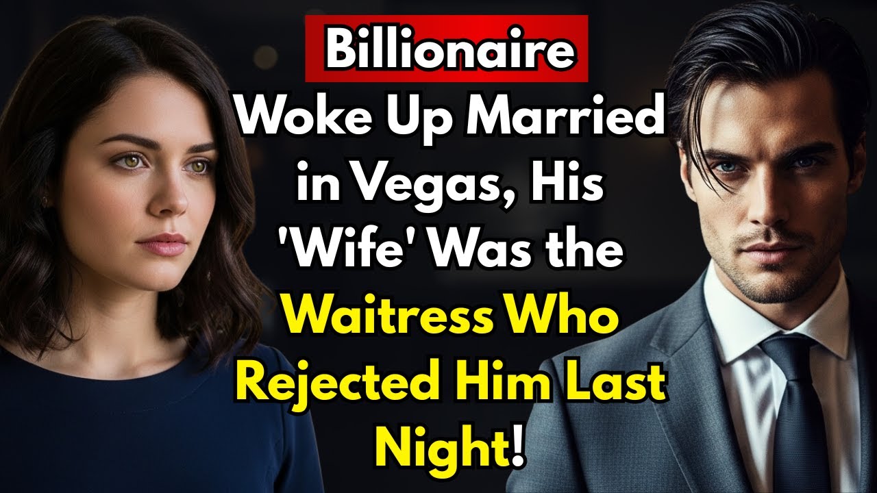 Billionaire Woke Up Married in Vegas—His 'Wife' Was the Waitress Who Rejected Him Last Night!