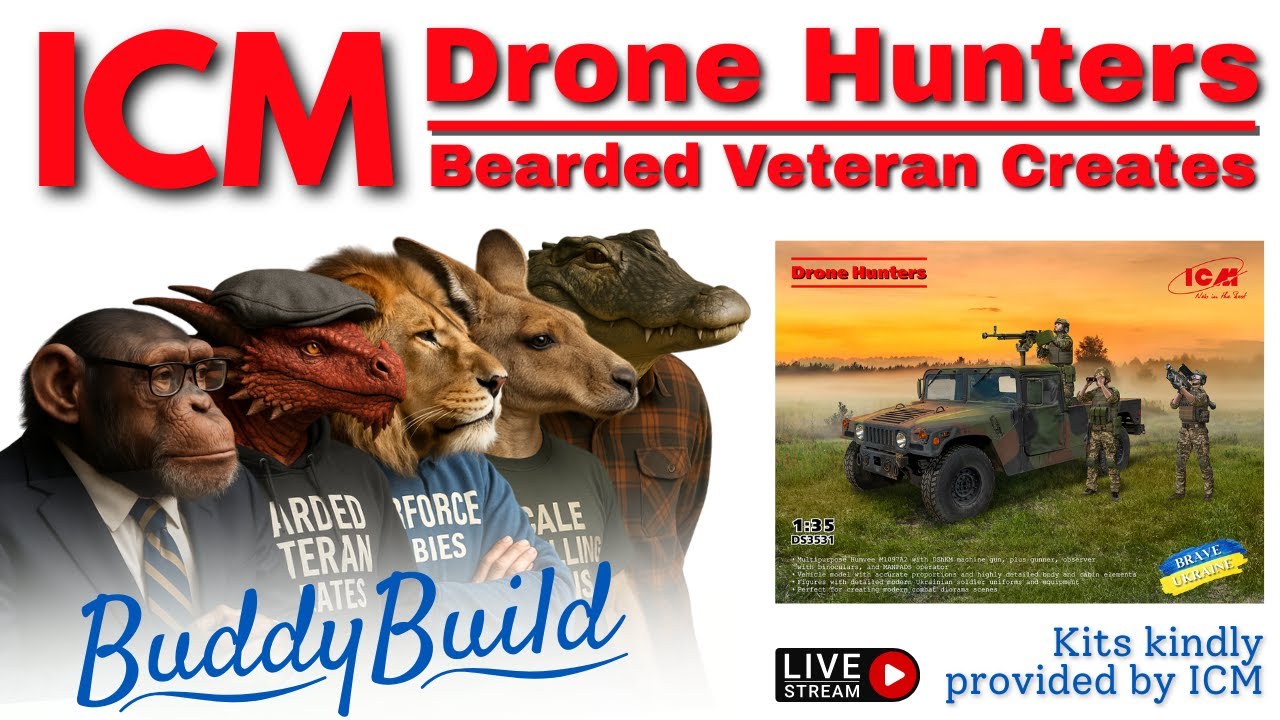 LIVE: Veterans Build the NEW ICM Drone Hunters (DS3531)- Ep 9