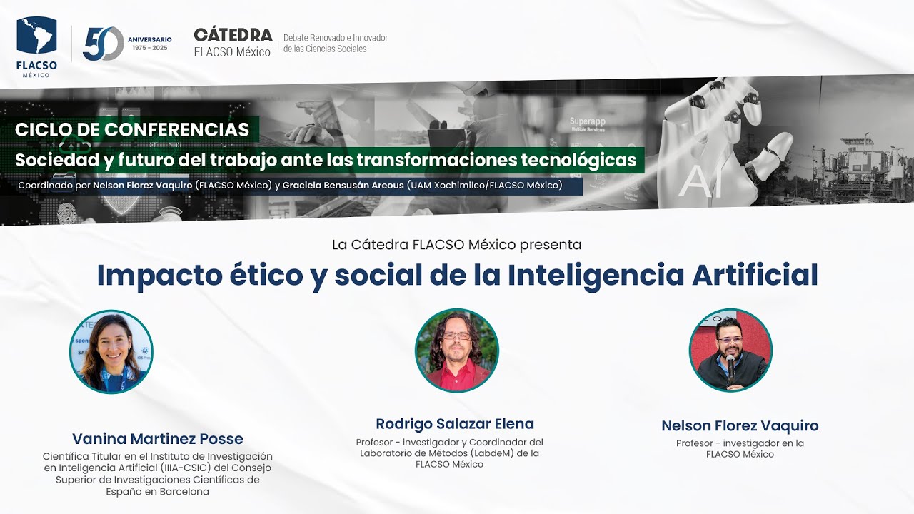 Conferencia. Impacto &eacute;tico y social de la Inteligencia Artificial