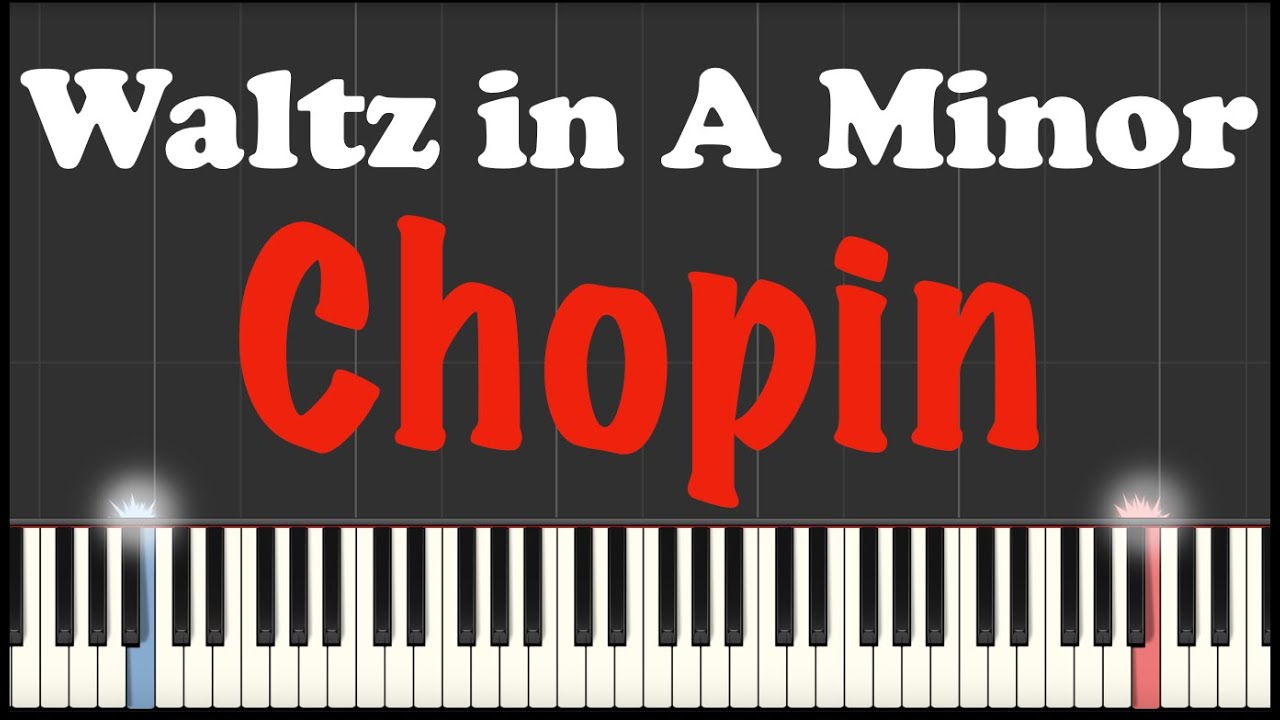 Waltz in A Minor – Chopin | Piano Tutorial (Synthesia)