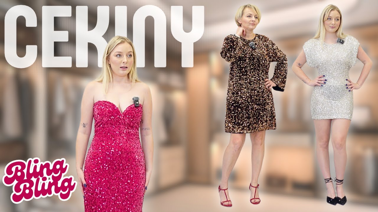 CEKINY NA TOPIE! PRZYMIERZAMY SUKIENKI, KTÓRE OCZARUJĄ KAŻDĄ IMPREZĘ!