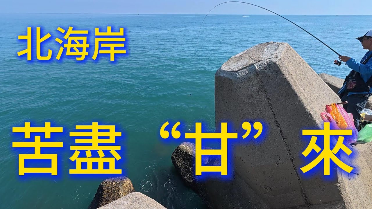 (釣魚)2025  北海岸 苦盡甘來  新北市 三芝 磯釣  金山 海釣 釣魚  #fishing
