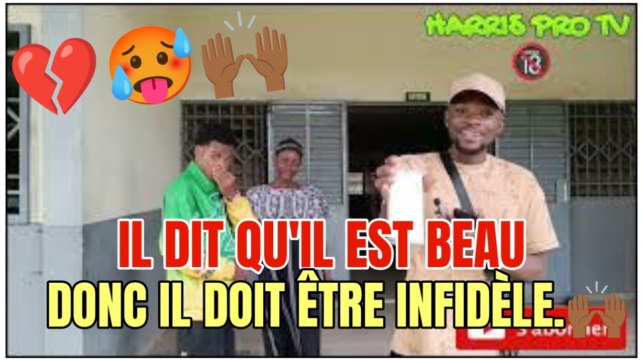 Test de fidélité qui se termine mal, il dit qu'il est trop beau donc il doit la tromper.
