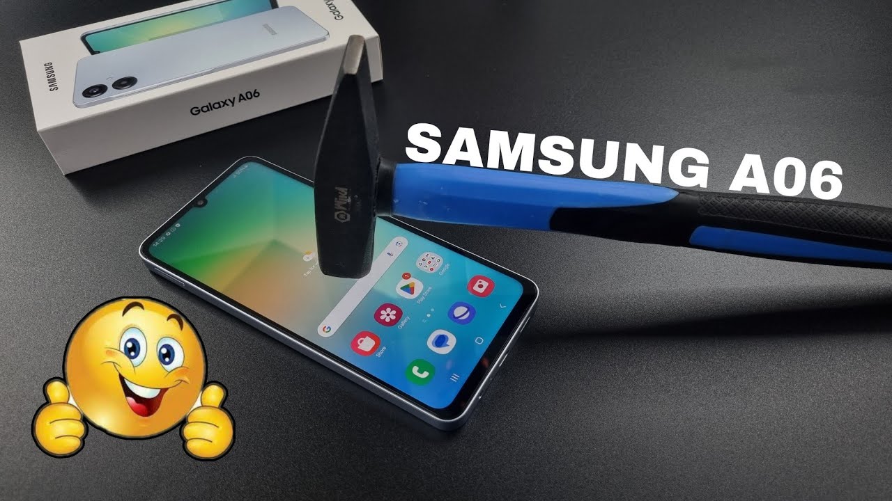 Samsung Galaxy A06 Screen Scratch Test 🔨- Galaxy A06 Durability Test 🛠️🔨