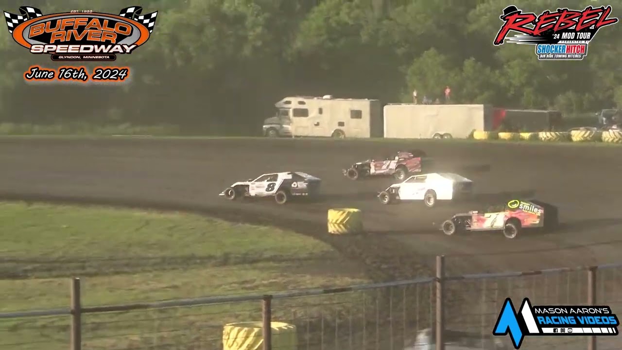 Buffalo River Speedway WISSOTA Midwest Modified A-Main (Rebel MOD Tour) (6/16/24)