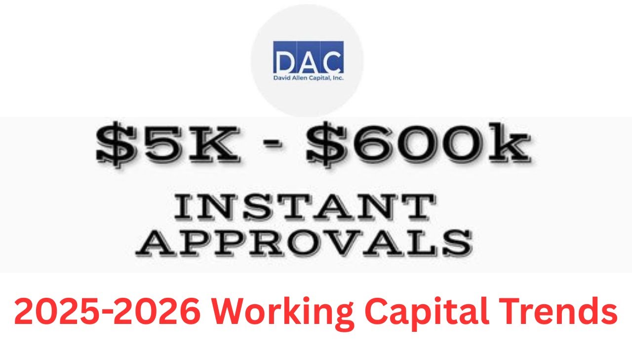 Business Loans Statistics 2025 - 2026 Working Capital Trends for Funding