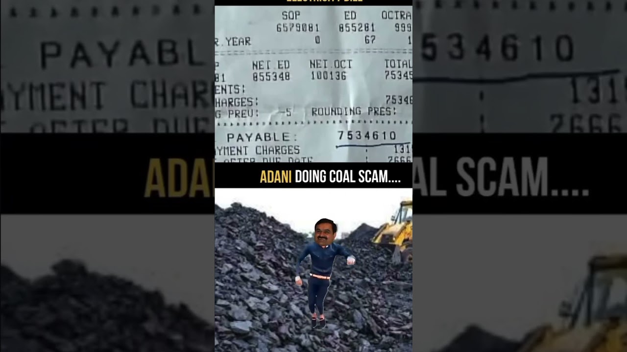 Adani doing coal scam