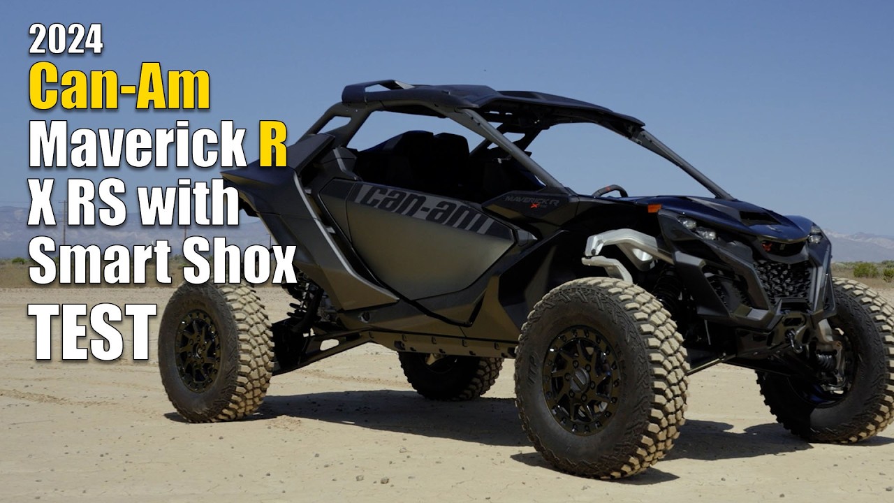 Тест-обзор Can Am Maverick R X RS 2024 года с Smart Shox