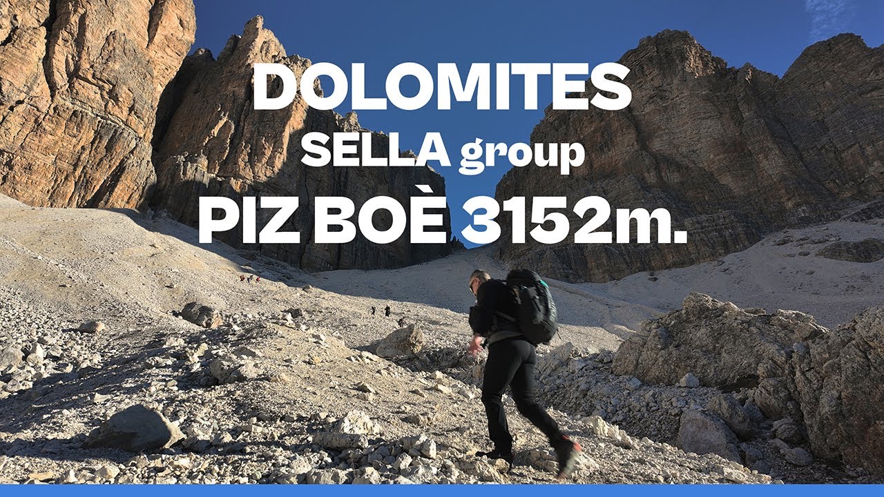 PIZ BO&Egrave; 3152m - DOLOMITES - SELLA group