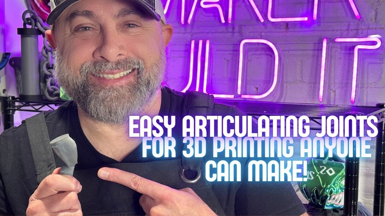 Простые шарнирные соединения для 3D-печати, которые может изготовить каждый!