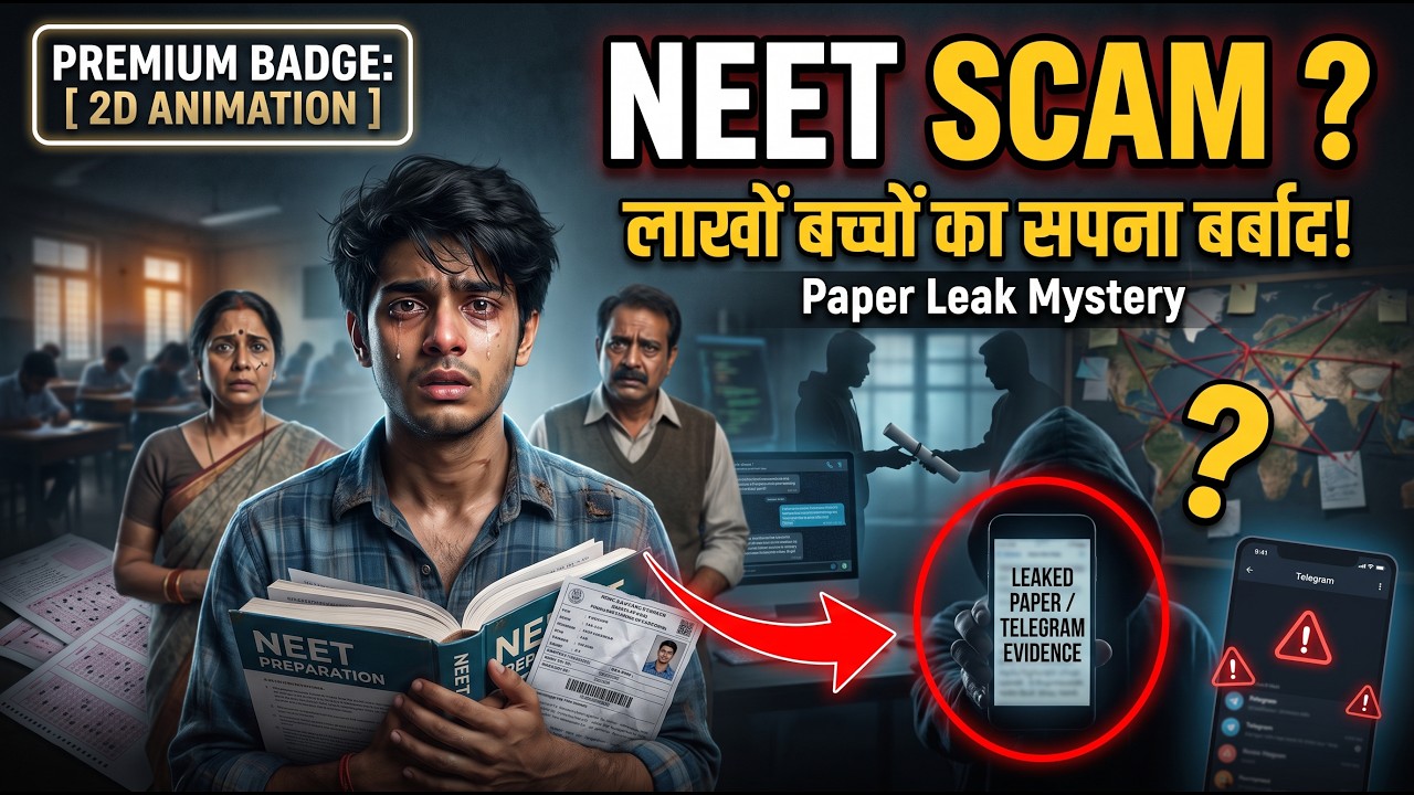 NEET Scam : Telegram पर बिक रहा था Question Paper | 2D Animation Documentary