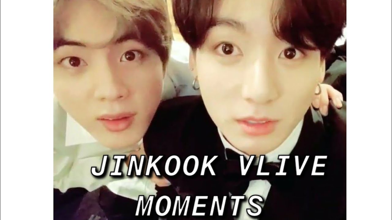 jinkook vlive moments..