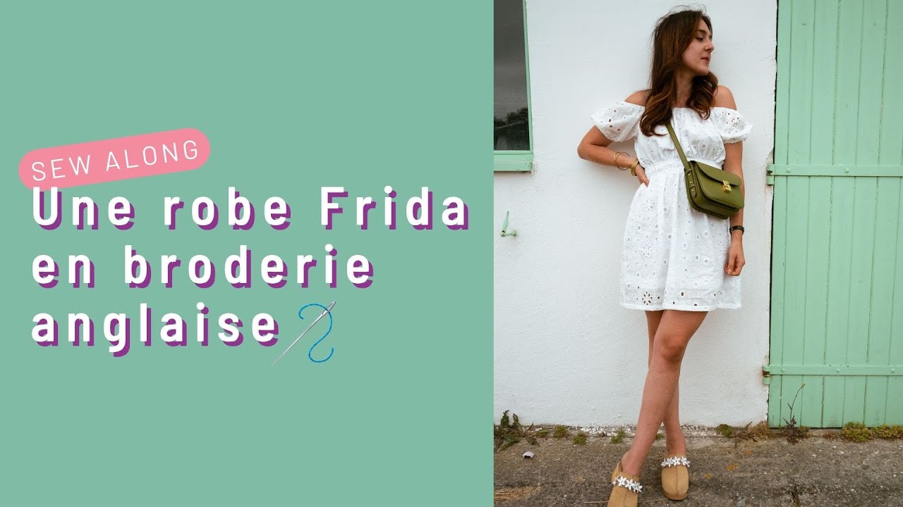Coudre une robe Frida en broderie anglaise 🪡