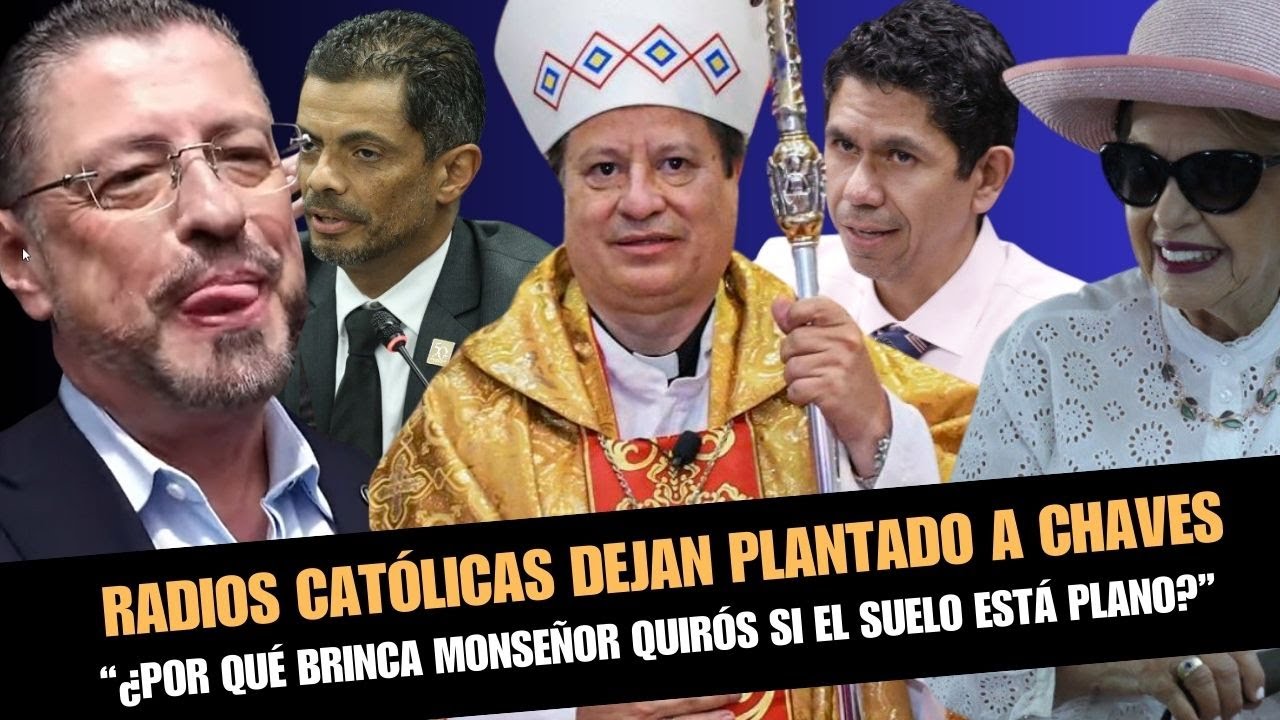 Radios católicas dejan plantado a Chaves en Presidencia
