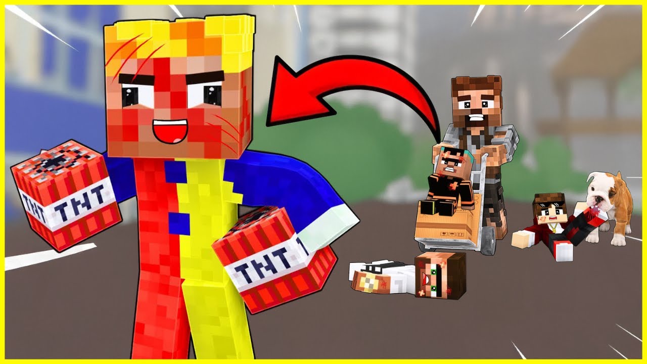 YARAMAZ EFEKAN 1 GÜN BOYUNCA ŞEHİRDEKİ HERKESİ TROLLEDİ 😂 - Minecraft