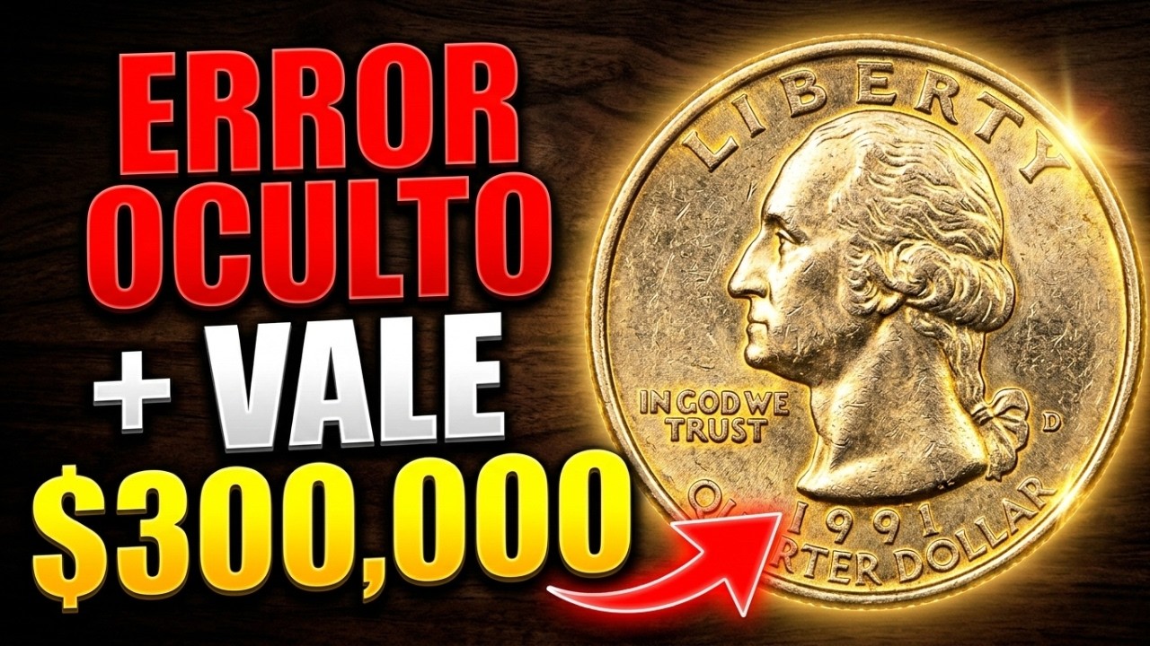 Deja de usar los cuartos de 1991-D hasta que revises estas cinco variedades importantes. 🪙💰